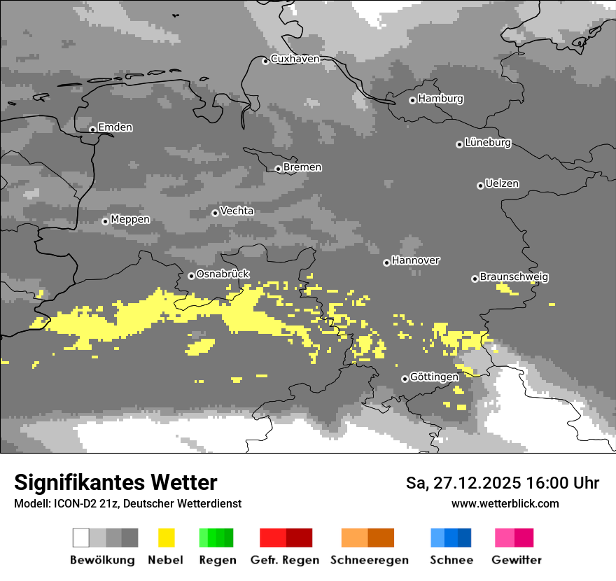 Modellkarten Signifikantes Wetter