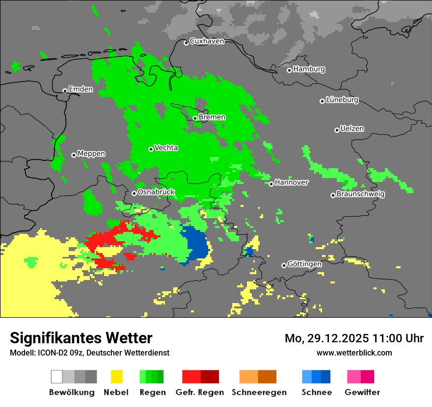 Modellkarten Signifikantes Wetter