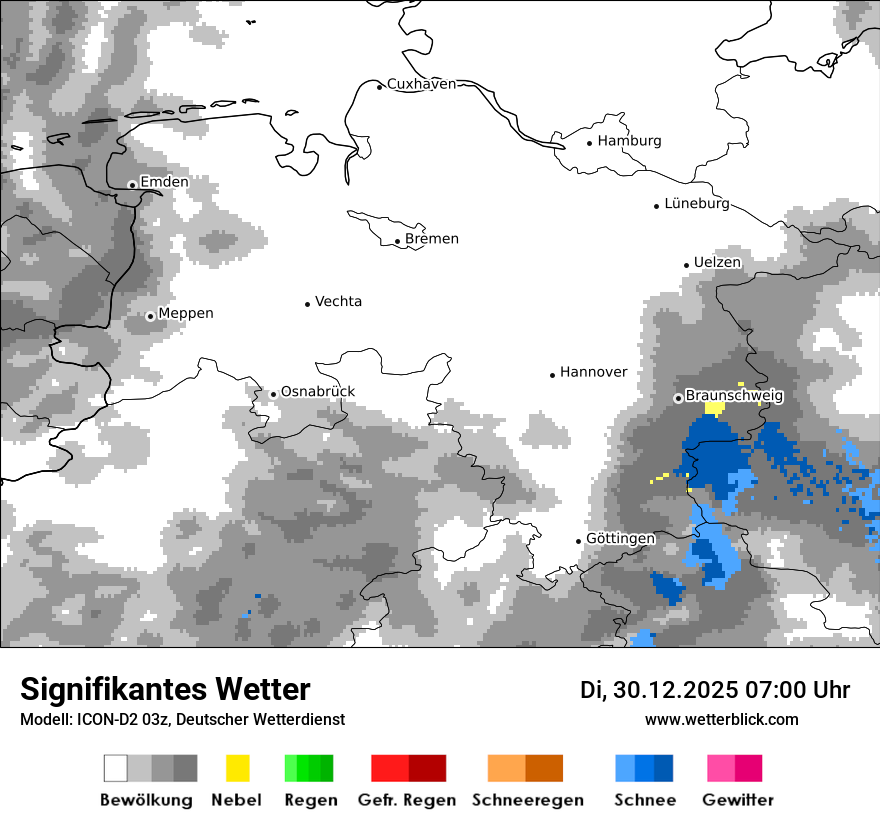 Modellkarten Signifikantes Wetter