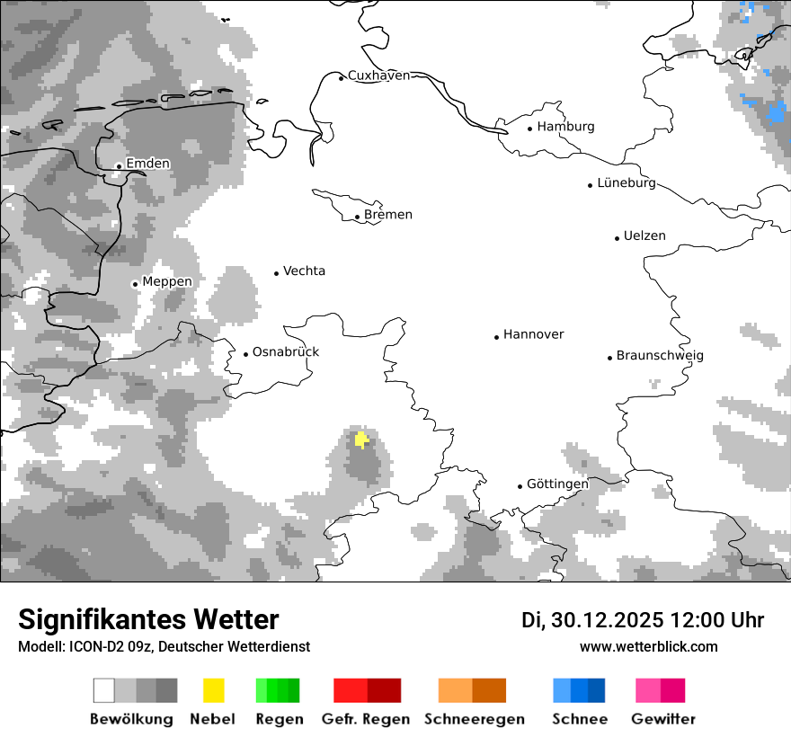 Modellkarten Signifikantes Wetter