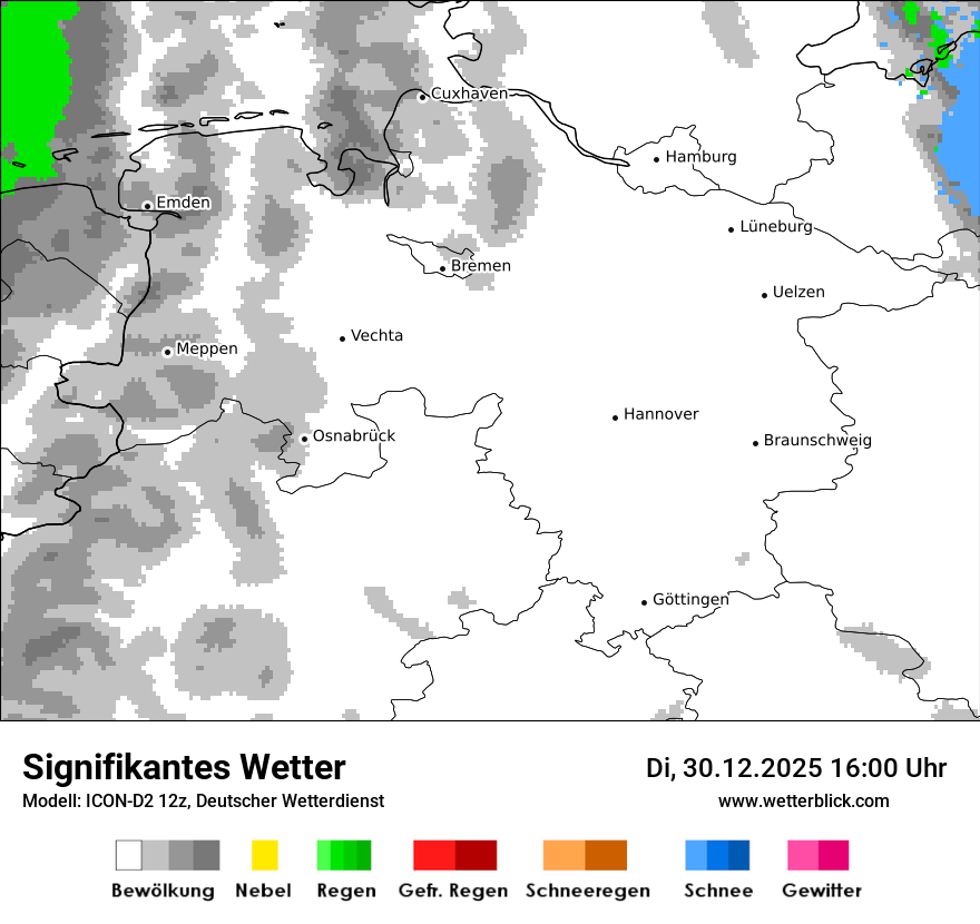 Modellkarten Signifikantes Wetter