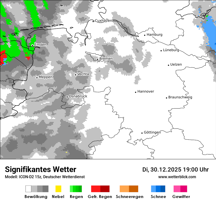 Modellkarten Signifikantes Wetter