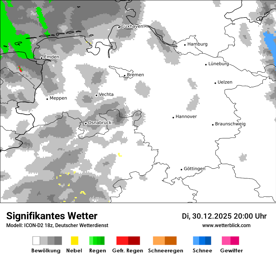 Modellkarten Signifikantes Wetter