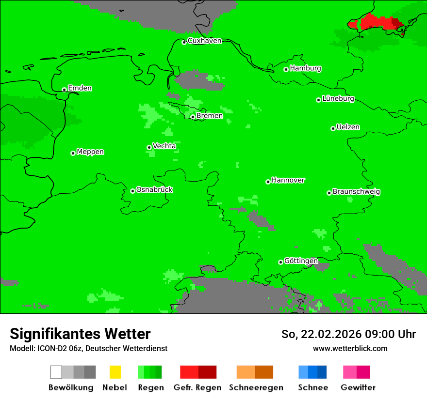 Signifikantes Wetter