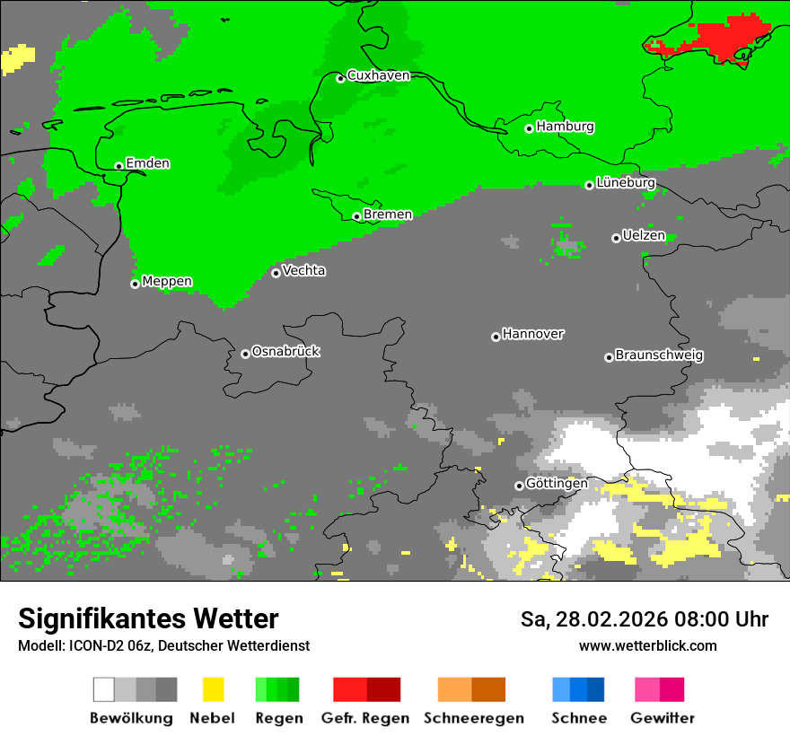 Signifikantes Wetter