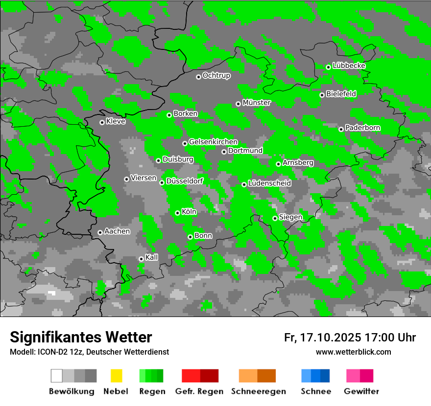 Modellkarten Signifikantes Wetter