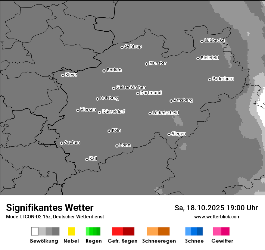 Modellkarten Signifikantes Wetter