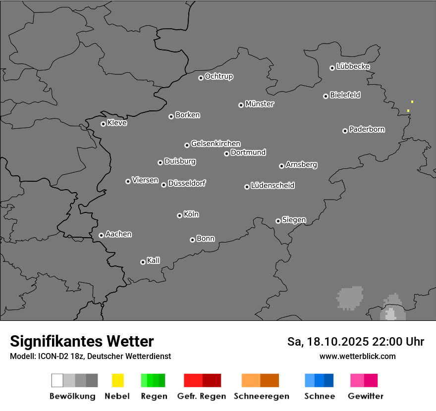 Modellkarten Signifikantes Wetter