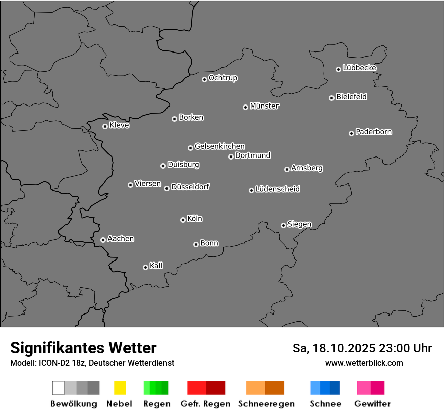 Modellkarten Signifikantes Wetter