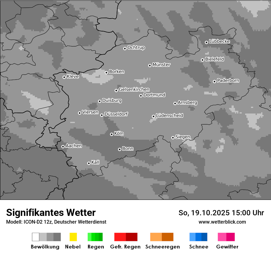 Modellkarten Signifikantes Wetter