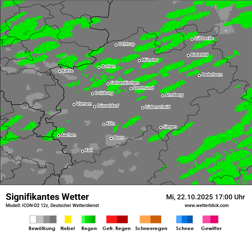 Modellkarten Signifikantes Wetter
