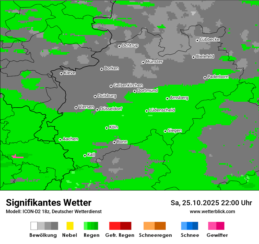 Modellkarten Signifikantes Wetter Modellkarten Signifikantes Wetter