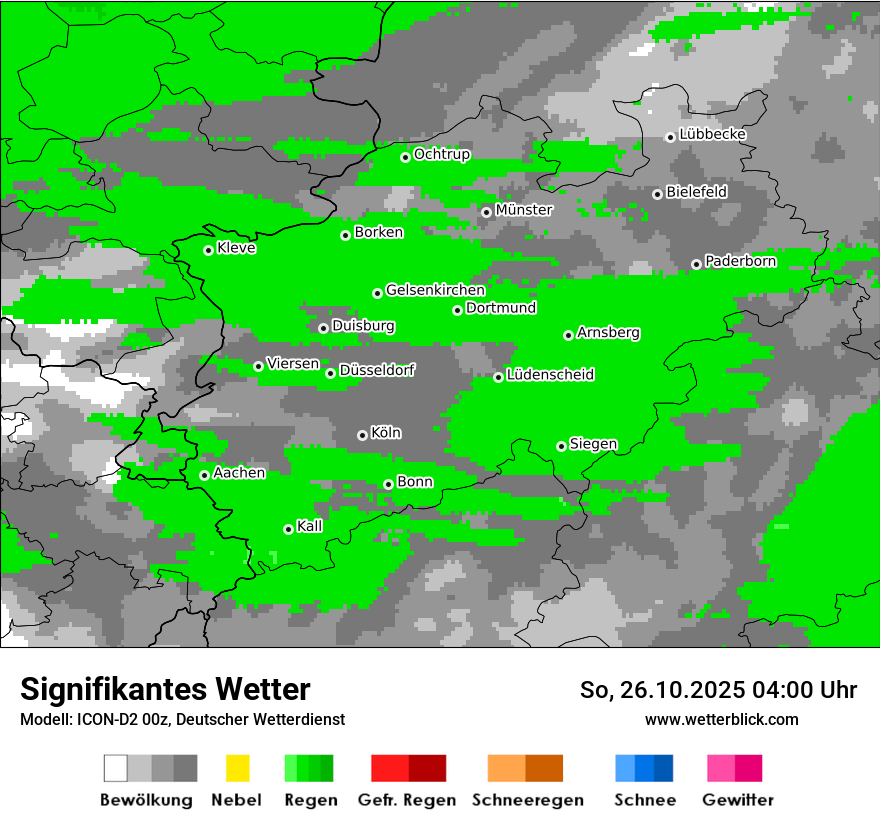 Modellkarten Signifikantes Wetter Modellkarten Signifikantes Wetter