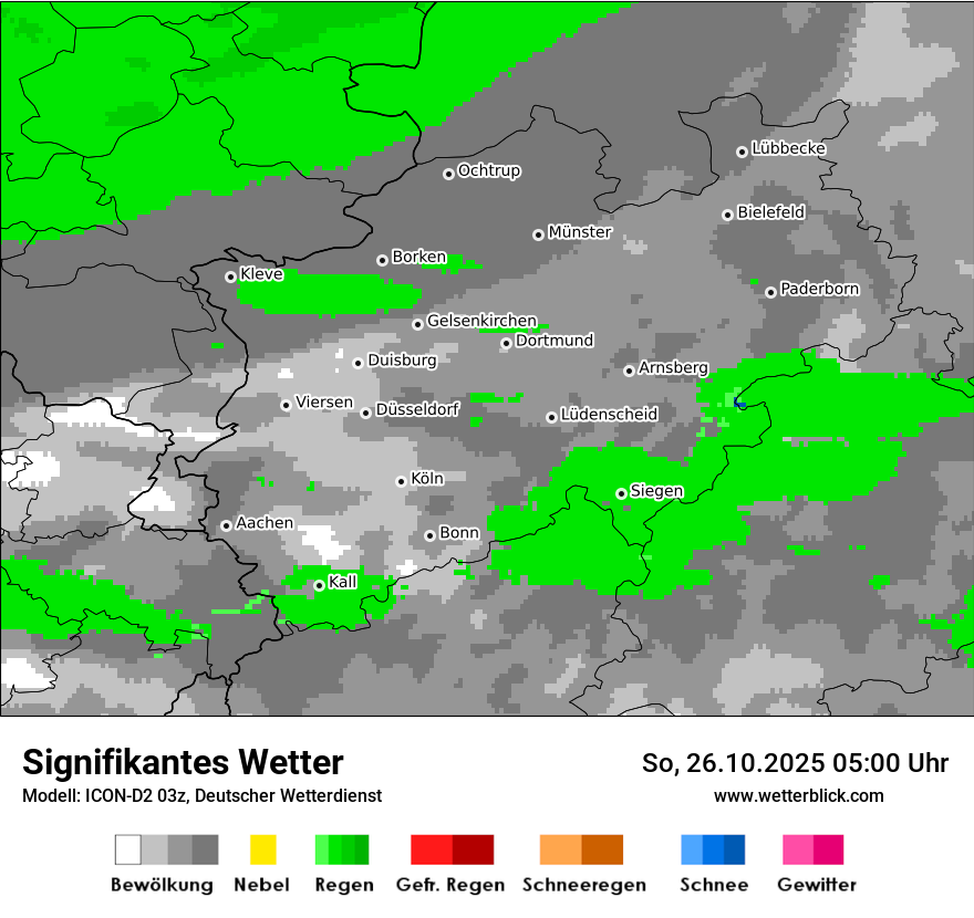 Modellkarten Signifikantes Wetter Modellkarten Signifikantes Wetter