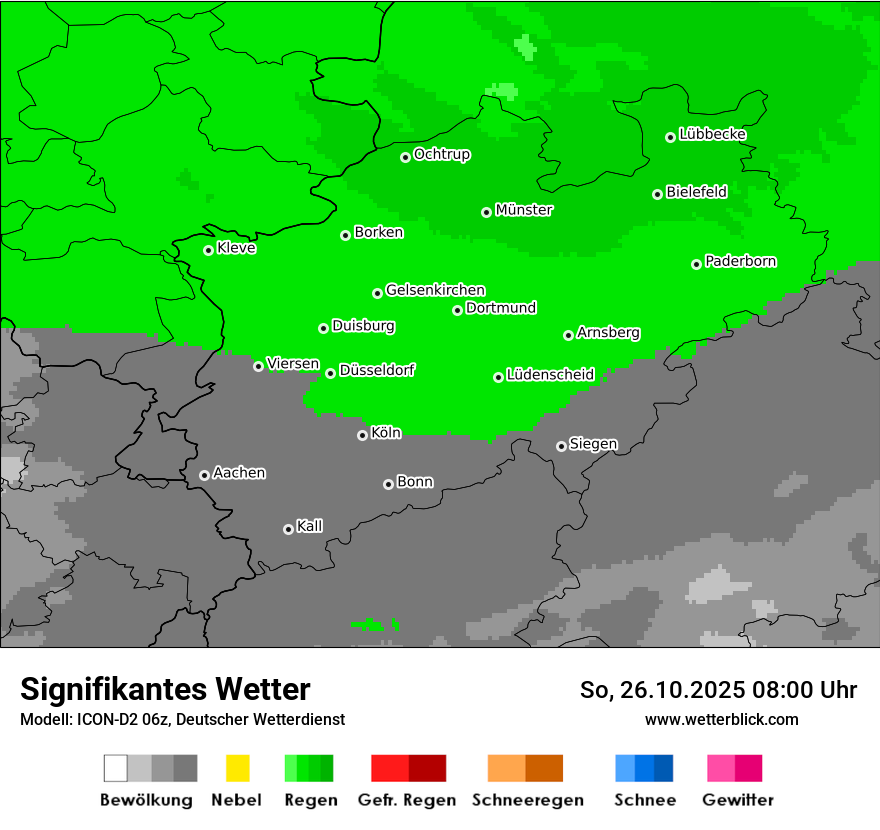 Modellkarten Signifikantes Wetter Modellkarten Signifikantes Wetter