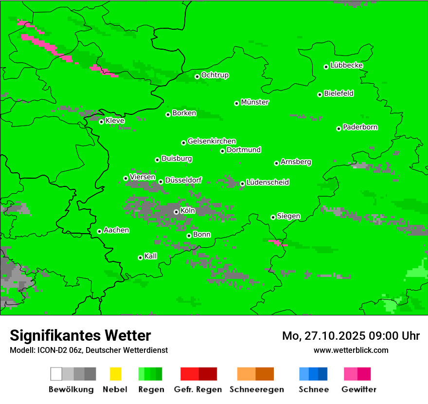 Modellkarten Signifikantes Wetter Modellkarten Signifikantes Wetter