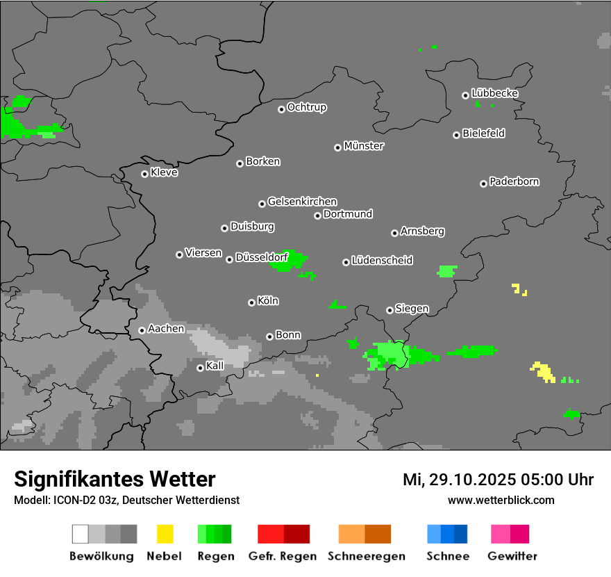 Modellkarten Signifikantes Wetter Modellkarten Signifikantes Wetter