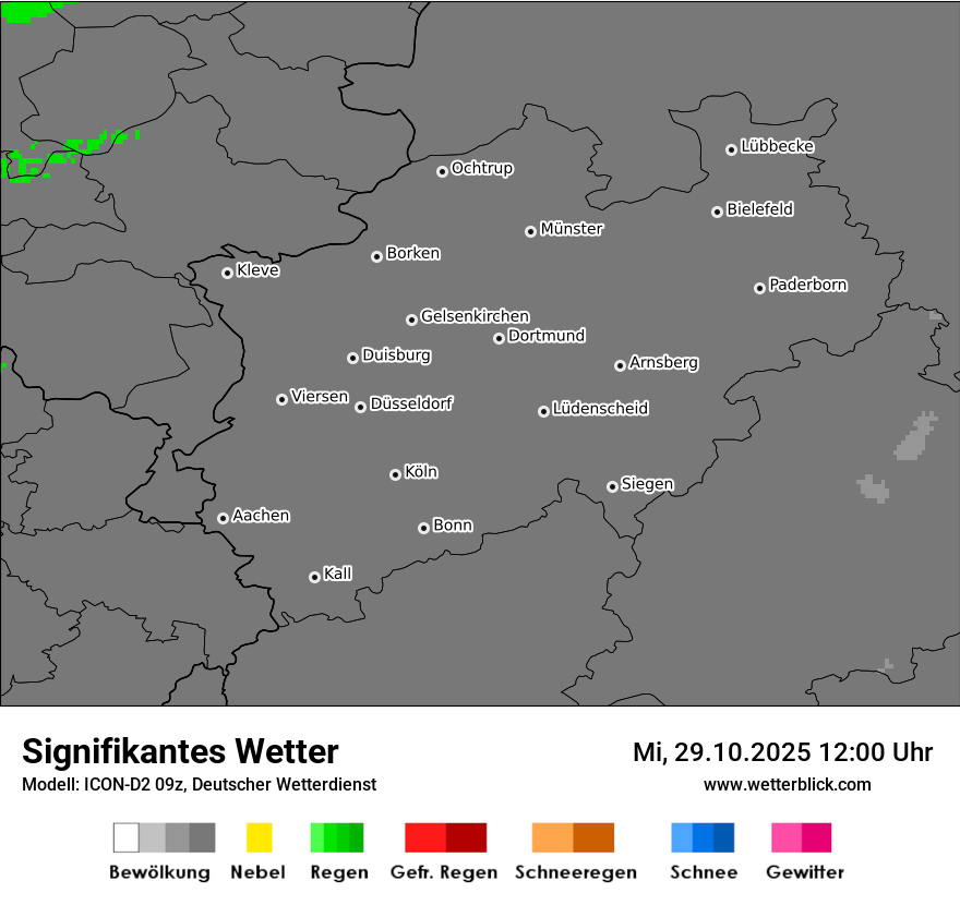 Modellkarten Signifikantes Wetter Modellkarten Signifikantes Wetter