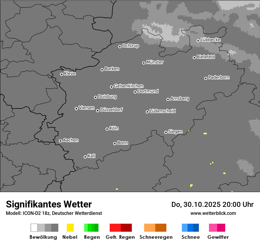 Modellkarten Signifikantes Wetter Modellkarten Signifikantes Wetter