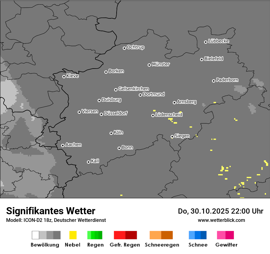Modellkarten Signifikantes Wetter Modellkarten Signifikantes Wetter
