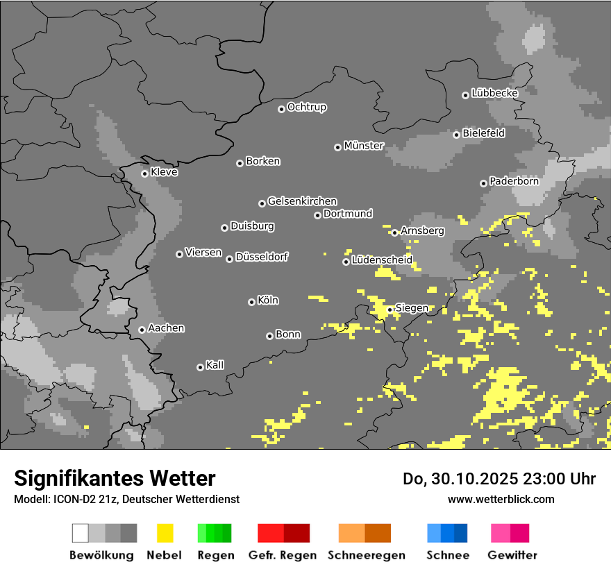 Modellkarten Signifikantes Wetter Modellkarten Signifikantes Wetter