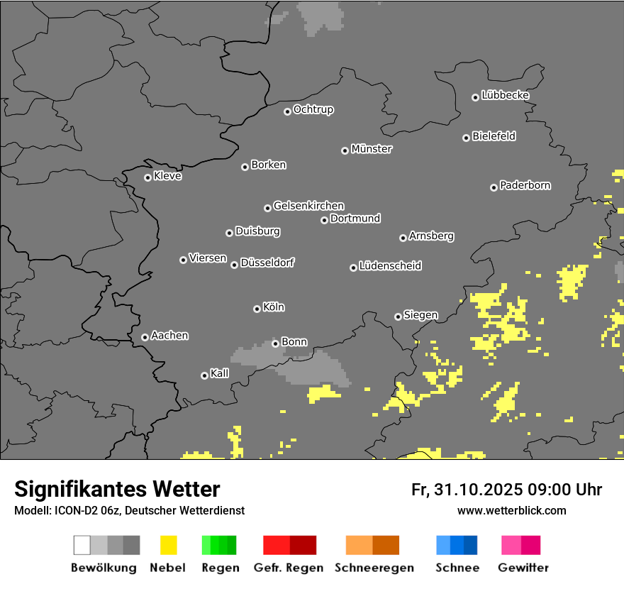 Modellkarten Signifikantes Wetter Modellkarten Signifikantes Wetter