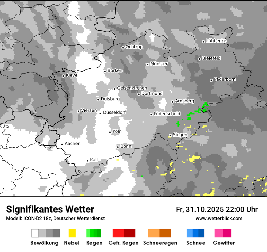 Modellkarten Signifikantes Wetter Modellkarten Signifikantes Wetter