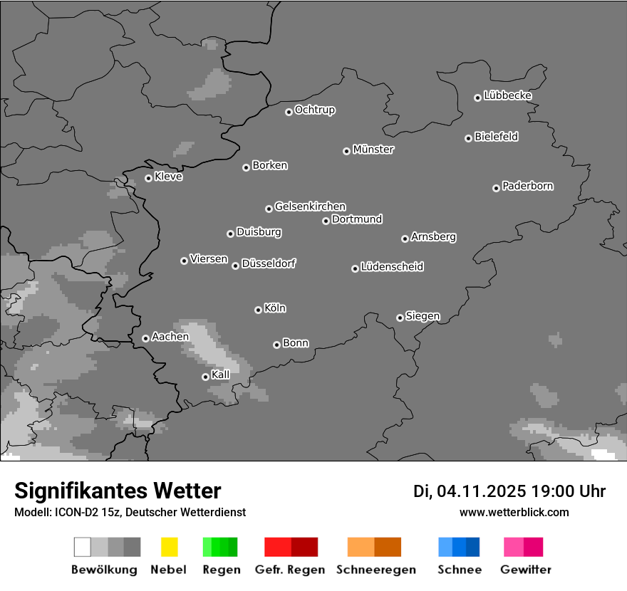 Modellkarten Signifikantes Wetter