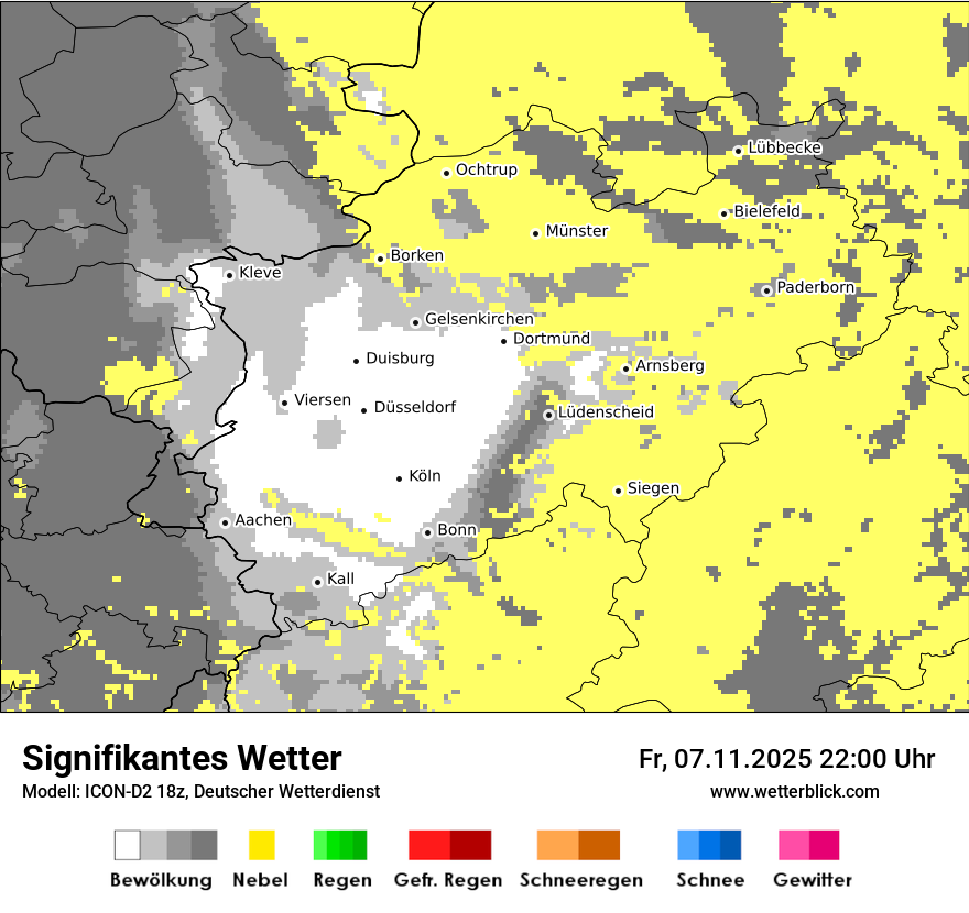 Modellkarten Signifikantes Wetter