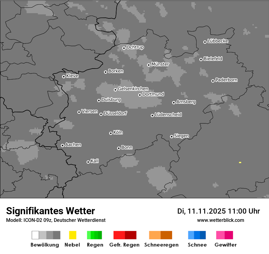 Modellkarten Signifikantes Wetter