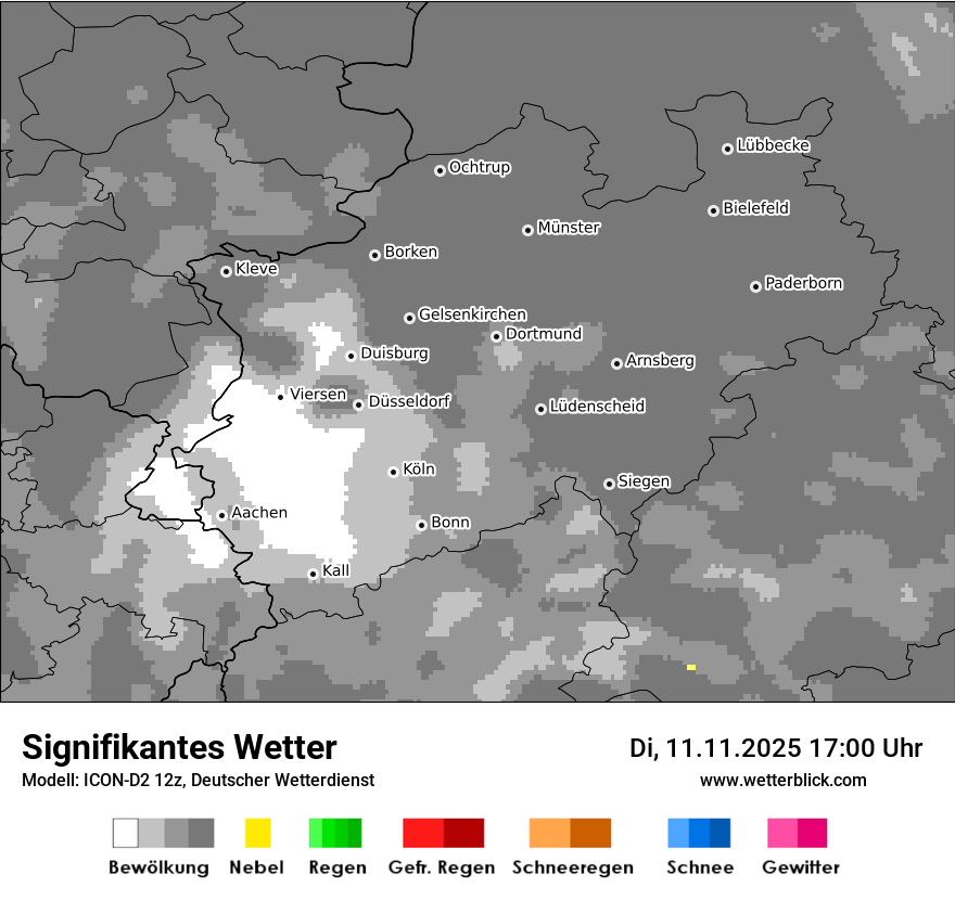 Modellkarten Signifikantes Wetter