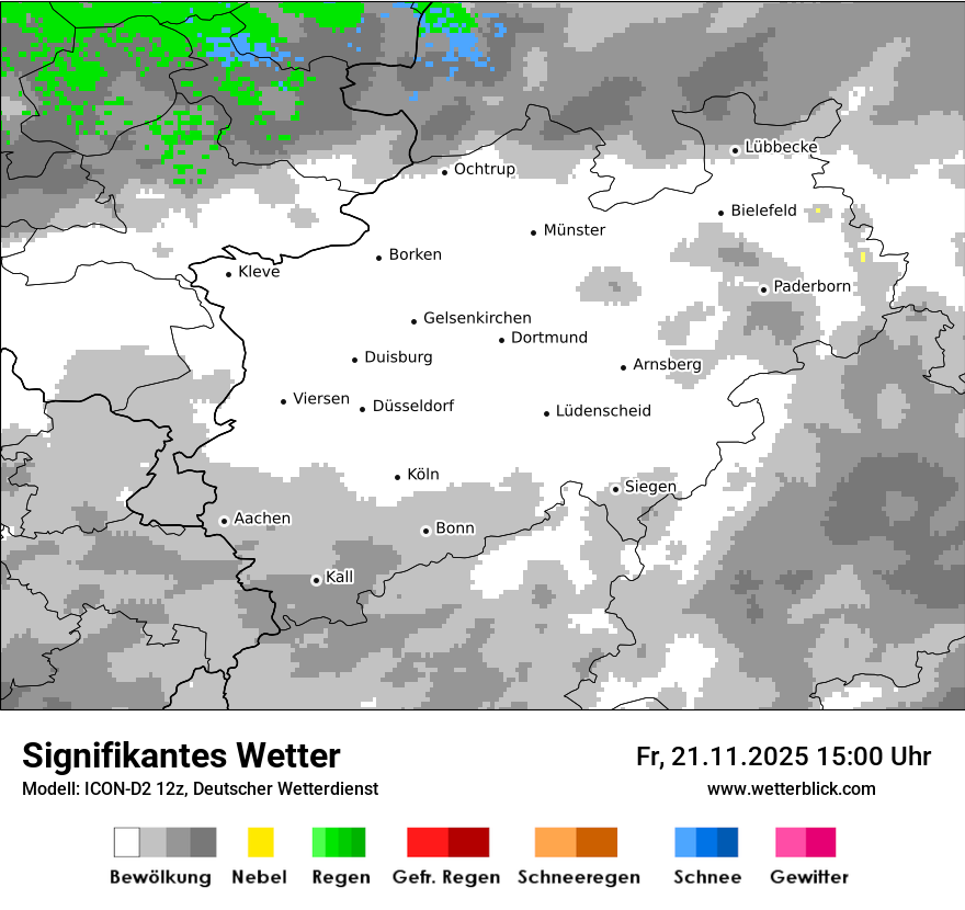 Modellkarten Signifikantes Wetter