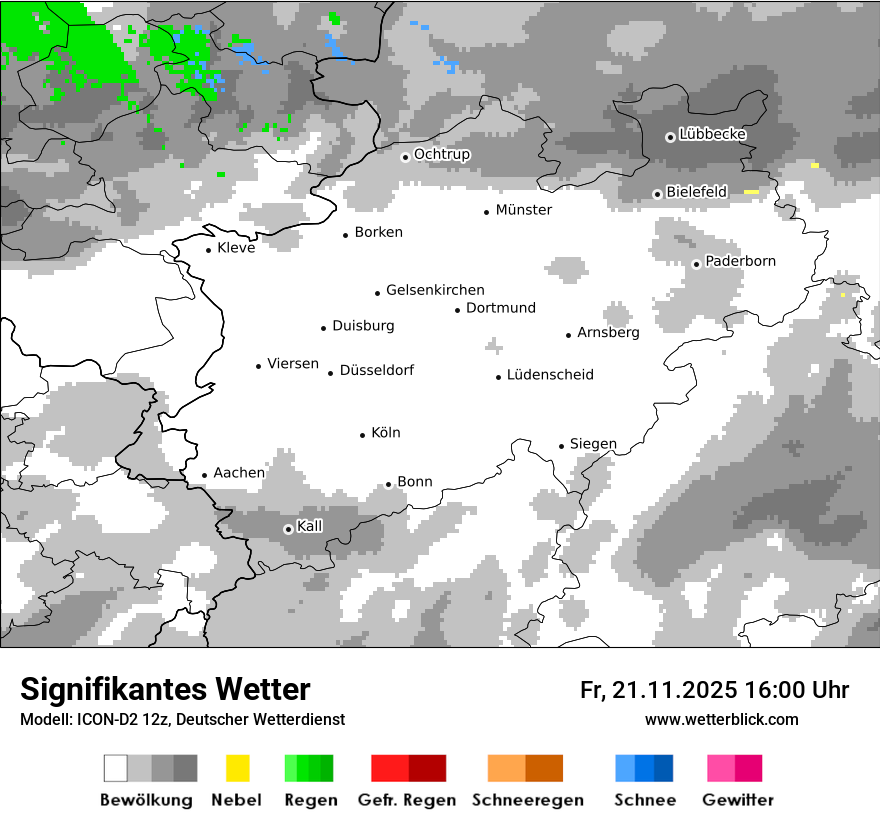 Modellkarten Signifikantes Wetter