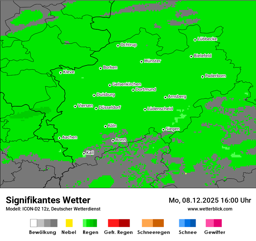Modellkarten Signifikantes Wetter