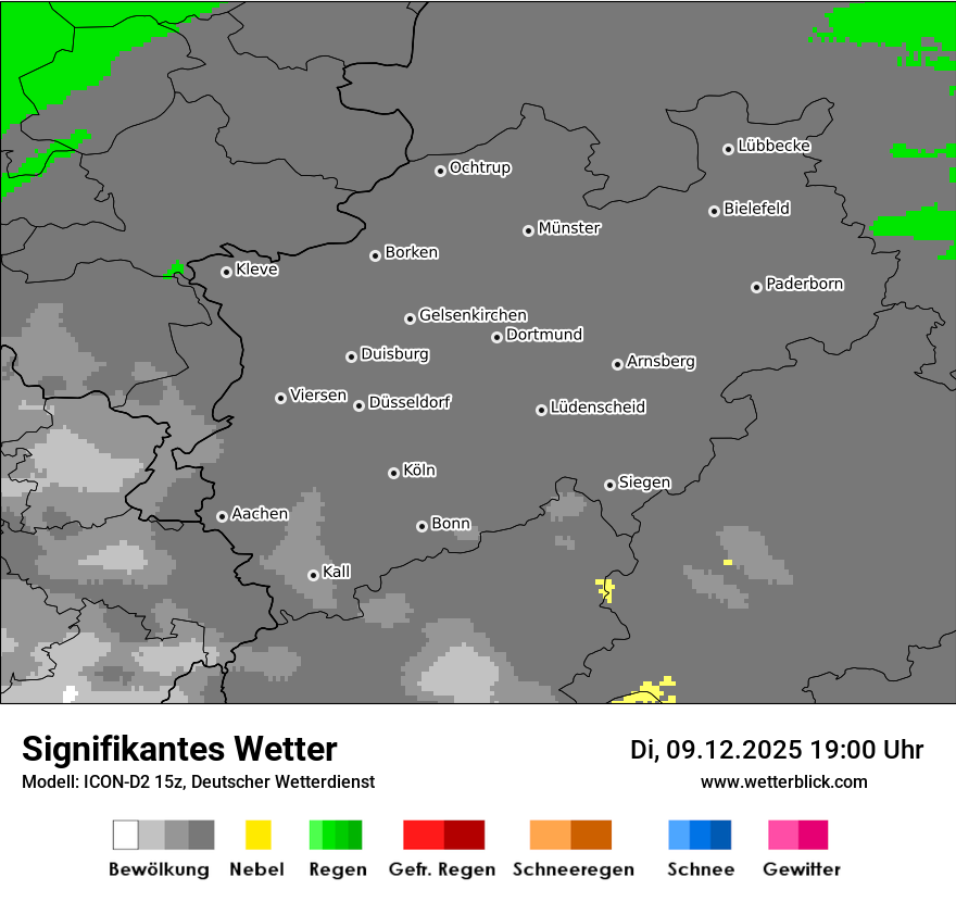 Modellkarten Signifikantes Wetter