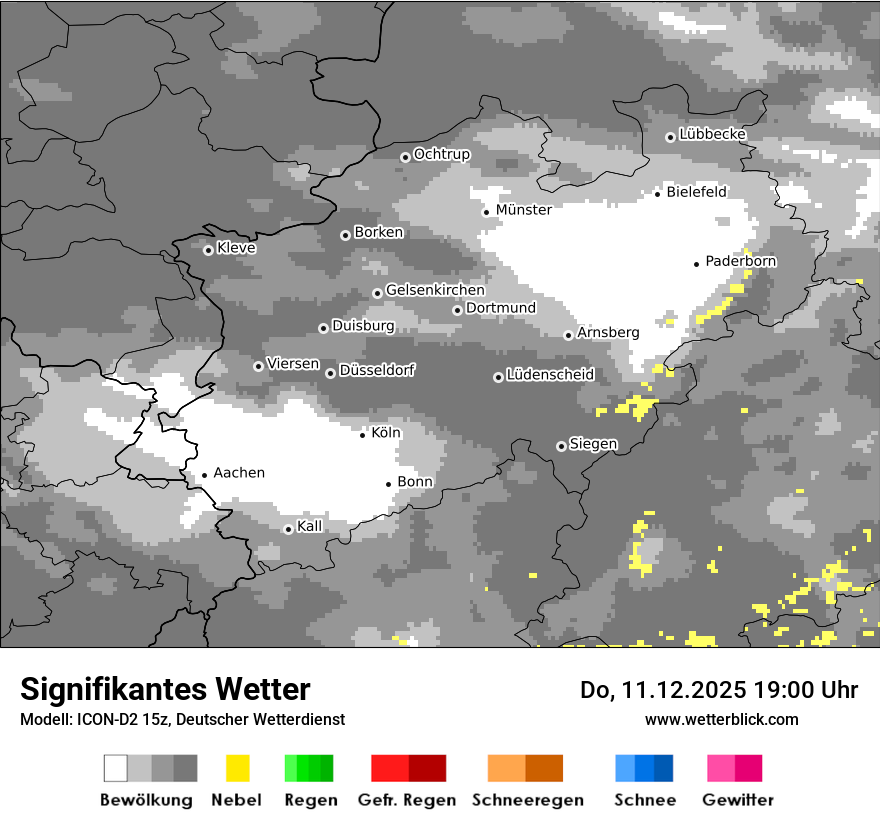 Modellkarten Signifikantes Wetter