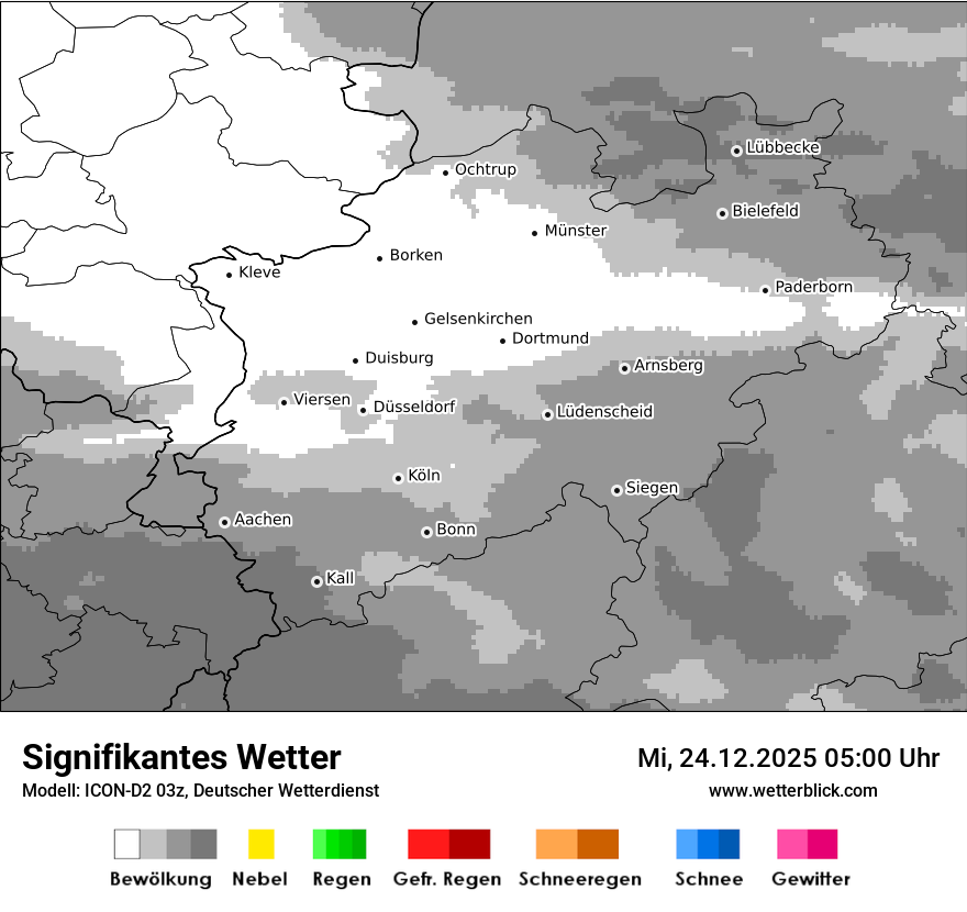 Modellkarten Signifikantes Wetter