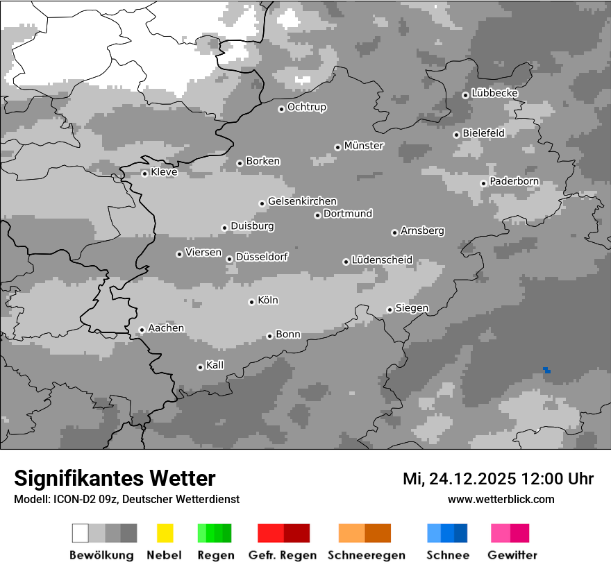 Modellkarten Signifikantes Wetter