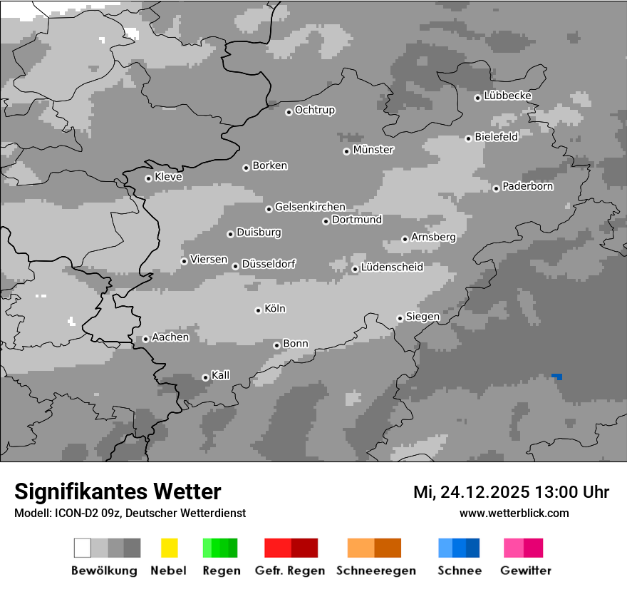 Modellkarten Signifikantes Wetter