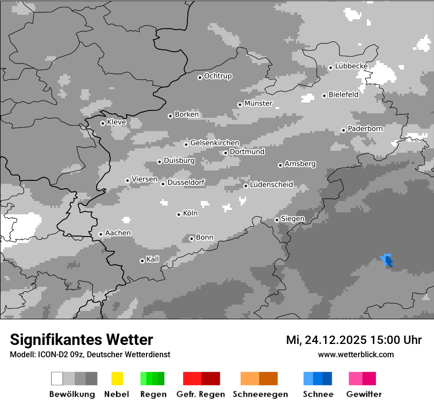 Modellkarten Signifikantes Wetter