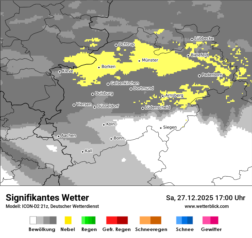 Modellkarten Signifikantes Wetter
