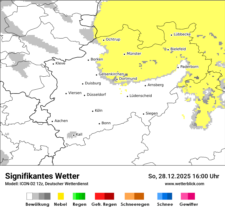 Modellkarten Signifikantes Wetter