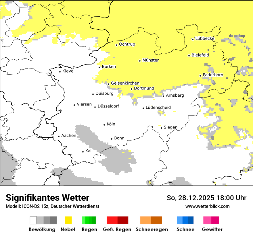 Modellkarten Signifikantes Wetter