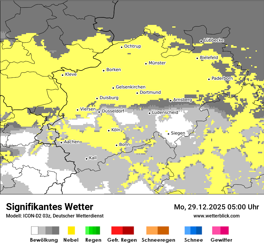 Modellkarten Signifikantes Wetter