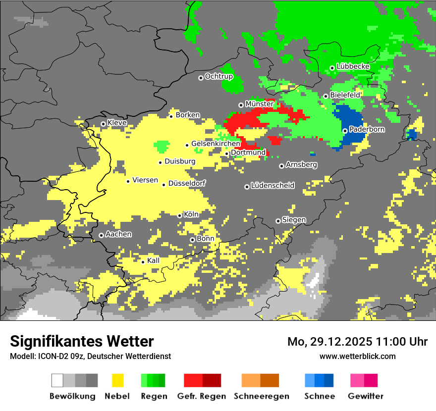 Modellkarten Signifikantes Wetter