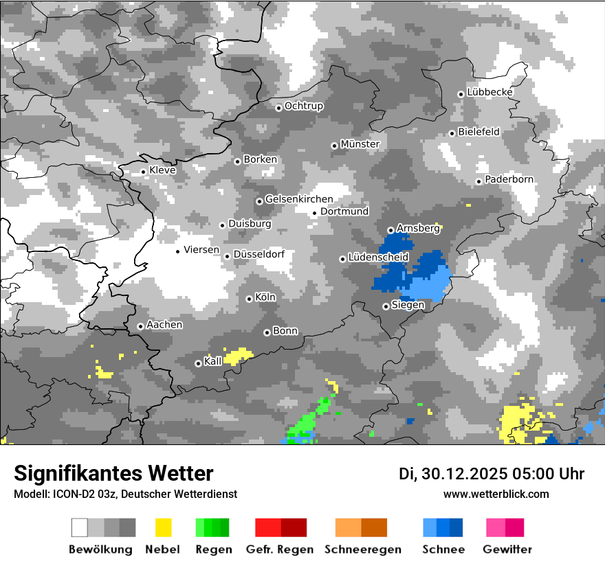 Modellkarten Signifikantes Wetter
