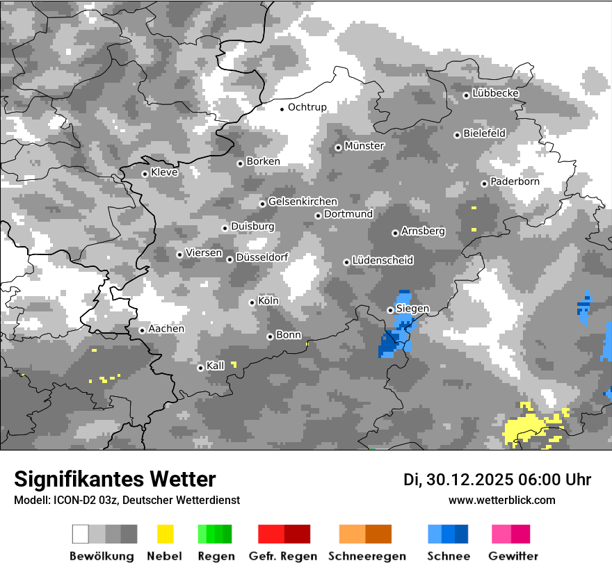 Modellkarten Signifikantes Wetter