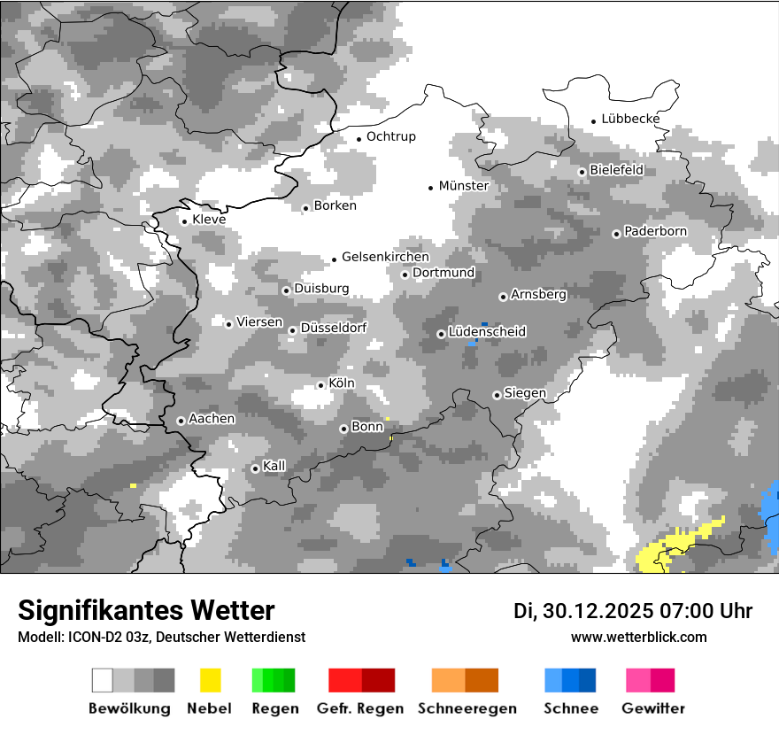 Modellkarten Signifikantes Wetter