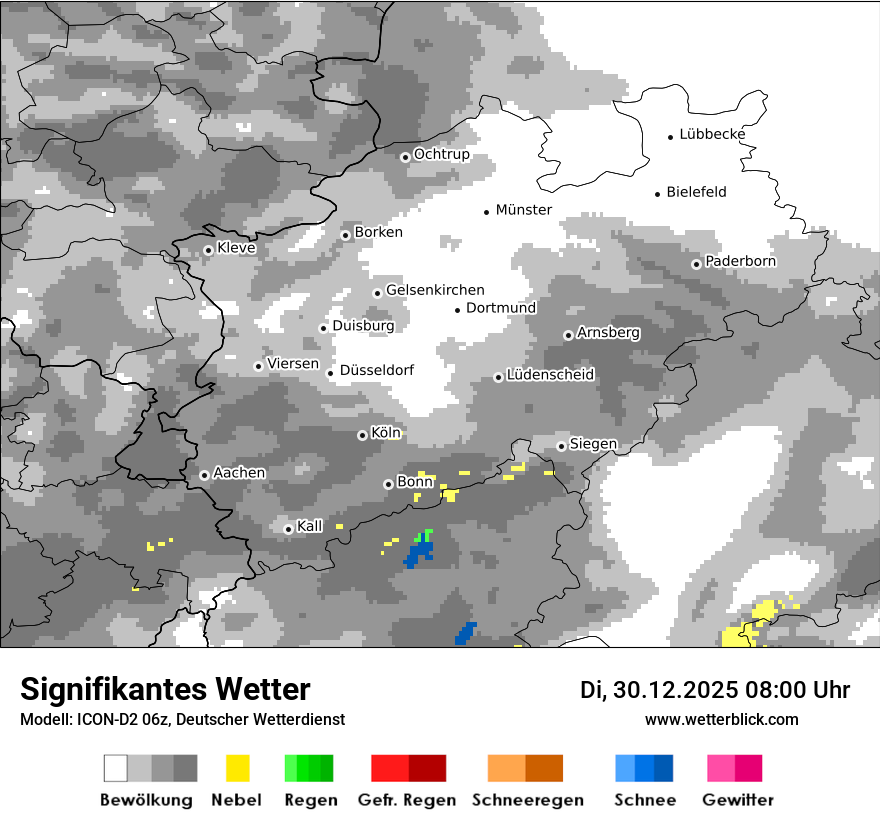Modellkarten Signifikantes Wetter