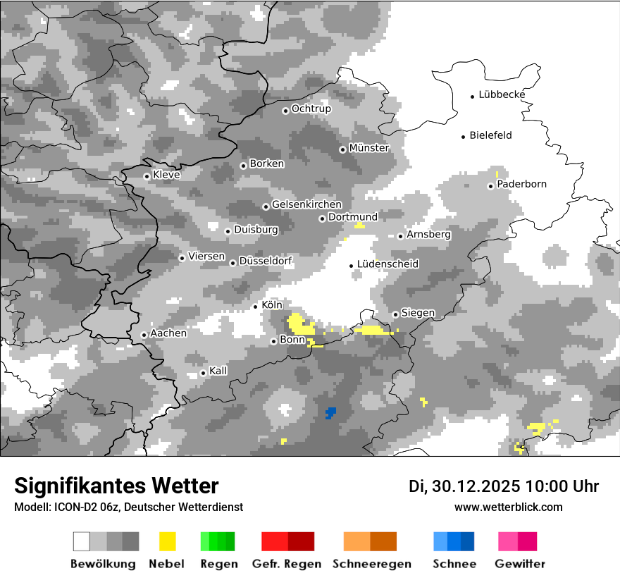 Modellkarten Signifikantes Wetter